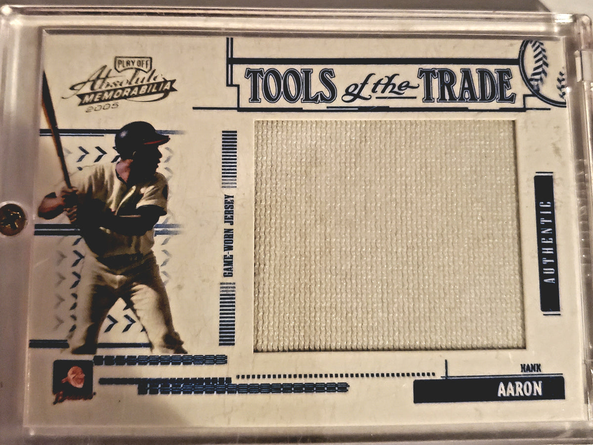 Absolute Tools of the Trade Hank Aaron Jumbe Relic
