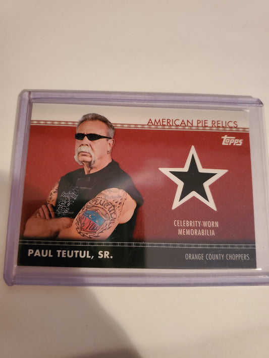Topps American Pie Paul Teutul Sr. Relic
