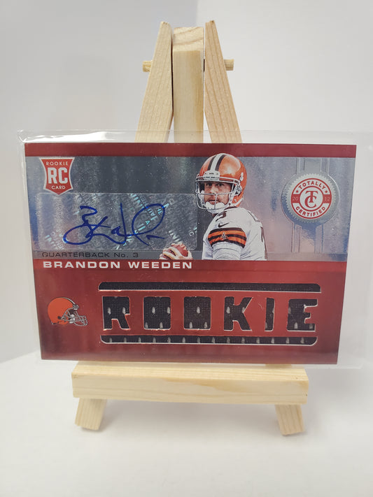Brandon Weeden Autograph relic rookie