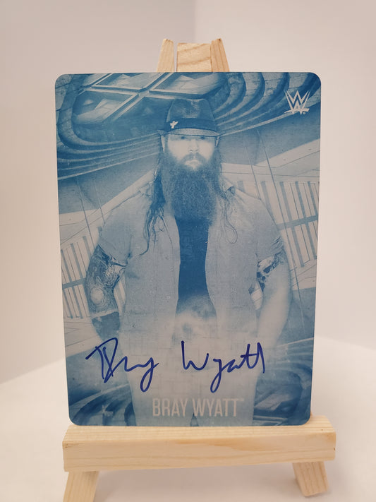 Bray Wyatt Autographed Printing Plate 1 of 1