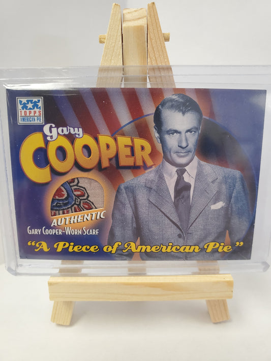 Gary Cooper worn relic card